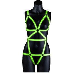 Full Body Harness - GitD - Neon Green/Black