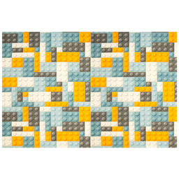 Dywan Dziecięcy Dla Dzieci Barwny Wzór Klocki