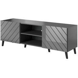 CAMA MEBLE Szafka RTV Abeto Grafitowy