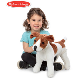 Pluszowa duża przytulanka dla dzieci Pies Jack Russell