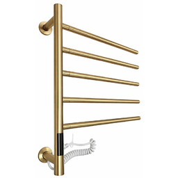 Grzejnik elektryczny do łazienki na ścianę złoty E105