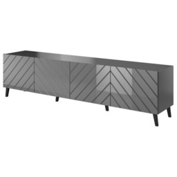 CAMA MEBLE Szafka RTV Abeto Grafitowy