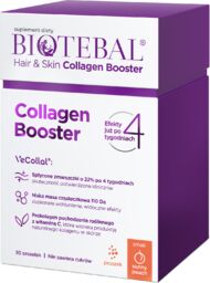 Biotebal Hair & Skin Collagen Booster, smak brzoskwiniowy,