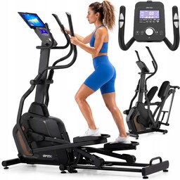 Orbitrek Elektromagnetyczny Trenażer Eliptyk XCF6200 Składane Szyny Gymtek