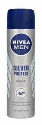 Nivea Dezodorant SILVER PROTECT DYNAMIC POWER spray męski