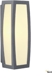 MERIDIAN BOX lampa ścienna, TC-(D,H,T,Q)SE, IP54, antracytowa, maks.