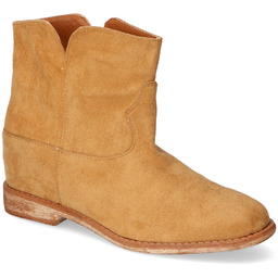 Botki Bella Paris A3708-32 Camel zamsz