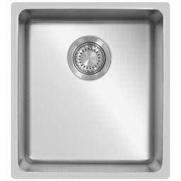 BERG Zlewozmywak jednokomorowy Quadrom MEP 340GT10K Stalowy 44x38