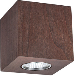 Wooddream Kwadratowa Lampa Sufitowa 1xGU10 Max.6W Drewno Bukowe