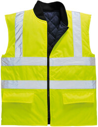 PORTWEST S469 DWUSTRONNY OCIEPLACZ OSTRZEGAWCZY; ŻÓŁTY