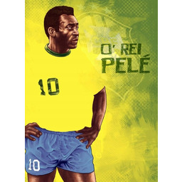 PUZZLE Pele Brazylia Piłka Nożna A3 252 el