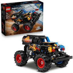 Lego Technic 42219 Monster Jam Grave Digger Ogień