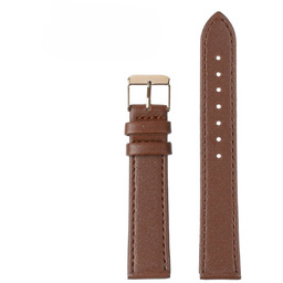 Pasek skórzany do zegarka W200 TOSCANA - ciemnobrązowy