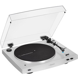 AUDIO-TECHNICA Gramofon AT-LP3XBT Biały, Automatyczny, Napęd paskowy, Bluetooth,