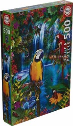 Educa - Puzzle 500 elementów ptaki w tropikach,
