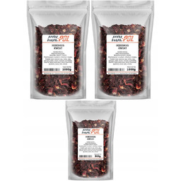 HIBISKUS SUSZONY 2,5kg Kwiat hibiskusa naturalny malwa herbata