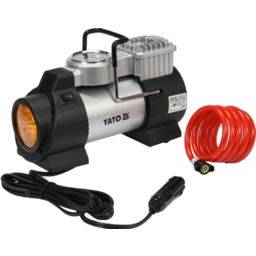 Kompresor samochodowy YATO YT-73460 z lampą LED 12V