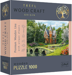Puzzle Wiktoriański Dom Wood Craft Trefl 1000 El.
