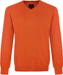 SWETER MĘSKI FF V NECK ORANGE