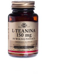 Solgar L-Teanina 150 mg w wolnej postaci, suplement