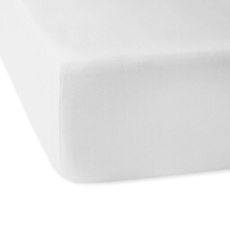 Darymex Prześcieradło satynowe z gumką 160x200 białe 603