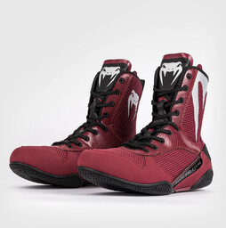 Venum Buty Bokserskie Boxing Shoes Elite Burgundy/Silver