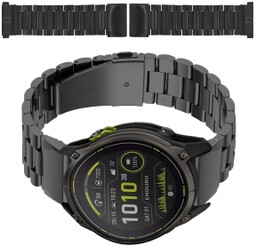 Bizon ze stali nierdzewnej Aura QuickFit 26mm Czarny