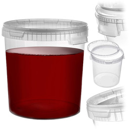 Pojemnik fermentacyjny Acerra z pokrywą 33L transparentny