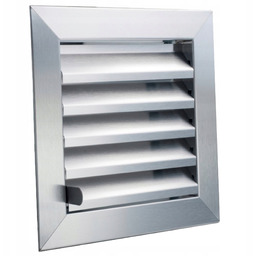 Kratka wentylacyjna zamykana 12,5x12,5 cm metalowa