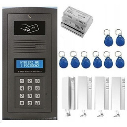 Domofon 4-rodzinny Elfon Optima z czytnikiem Rfid