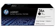 Zestaw dwóch tonerów HP 36A do LaserJet P1505,