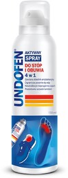 UNDOFEN spray do stóp i obuwia 4w1 150ml