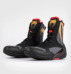 Venum Buty Bokserskie Boxing Shoes Elite Storm Grey/Gold