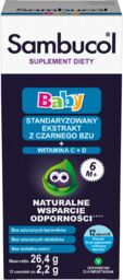 Sambucol Baby, dla niemowląt po 6 miesiącu życia,