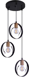 LAMPA wisząca VIGO 15346-3 Globo metalowa OPRAWA zwis