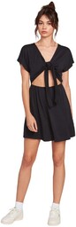 sukienka VOLCOM - Coco Tie Front Dress Black