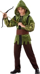 ATOSA 61500 kostium łuczniczy Robin Hood zielony wróżki