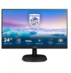 Monitor Philips 243V7QJABF/00 (23,8"; IPS/PLS; FullHD 1920x1080; DisplayPort,