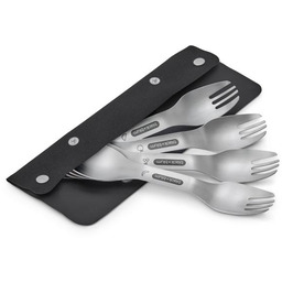 Blackblum Zestaw 4 stalowych sztućców Black+Blum