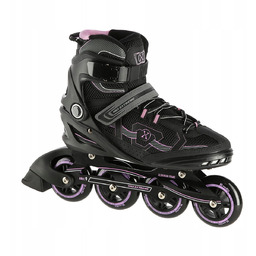 Rolki Nils Extreme rozmiar 42 NA9157 Czarno-fioletowe