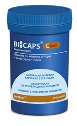 BICAPS C MAX, Witamina D3, C, Rutyna, Formeds,