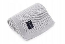Poofi Kocyk otulacz bamboo Faro Light Grey 85x85