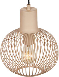 Trio Leuchten Nowoczesna lampa wisząca z drutu czarna