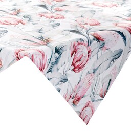 Eurofirany Obrus serweta 85x85 Garden 32D biały niebieski