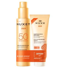 Nuxe Sun Zestaw Mleczko do opalania twarzy