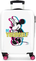 Disney Minnie Be Yourself  walizka kabinowa, biała,