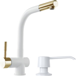 Zestaw bateria GLOBALO Lobio White/Light Gold Ring 1.1