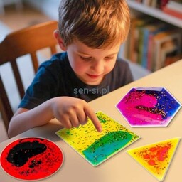 Figury żelowe z brokatem