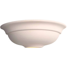 Kinkiet ceramiczny biały półokrągły UG-WB-G z serii Hillside