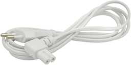Kabel sieciowy zasilający Euro Ósemka kątowy 1.8m -